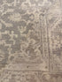 June Cochran 4x5.9 Hand-Knotted Grey & Silver Turkish Oushak