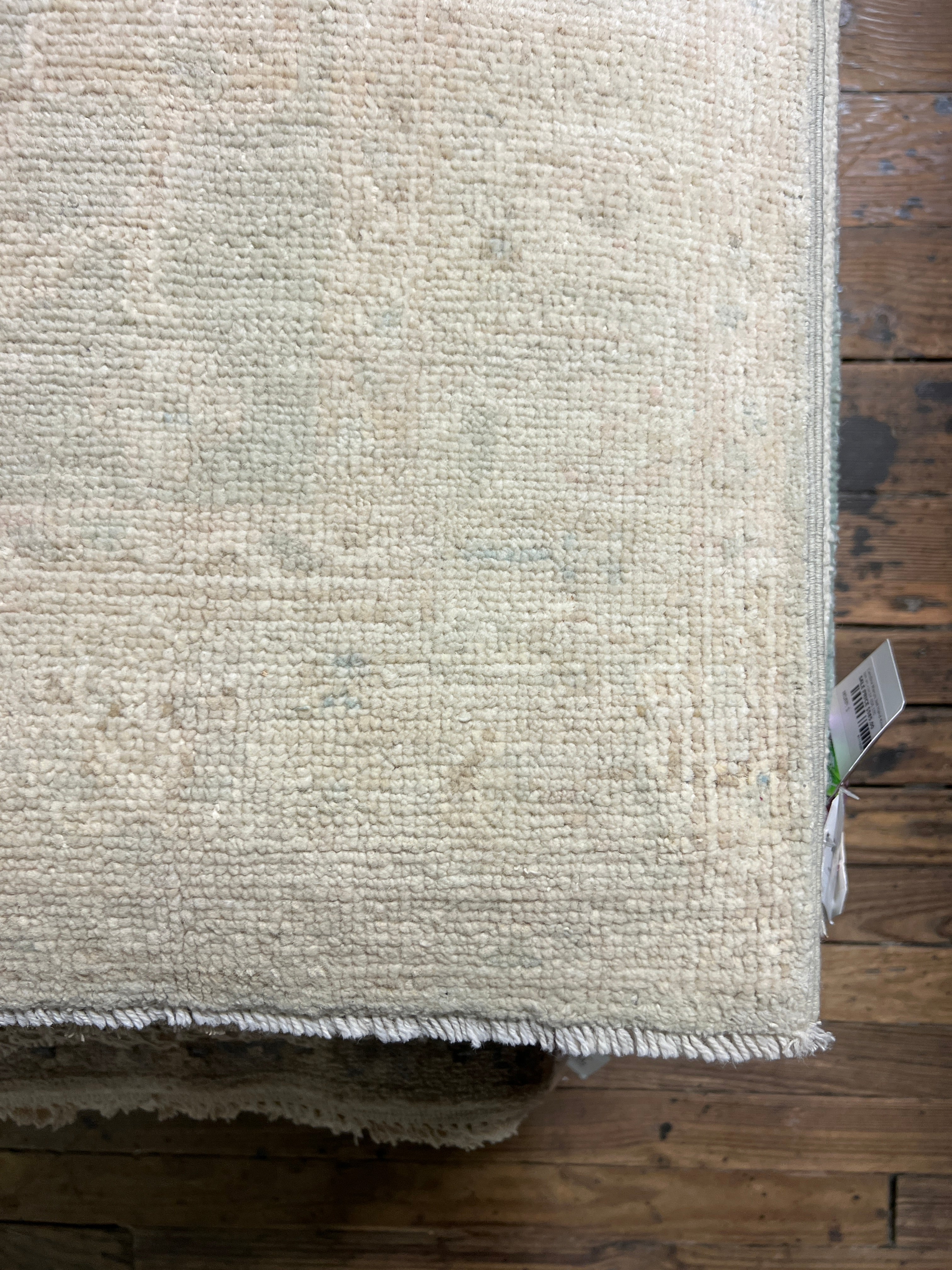 Maggie Shaw 3x10 Whitewashed Afghani Green and Aqua Oushak