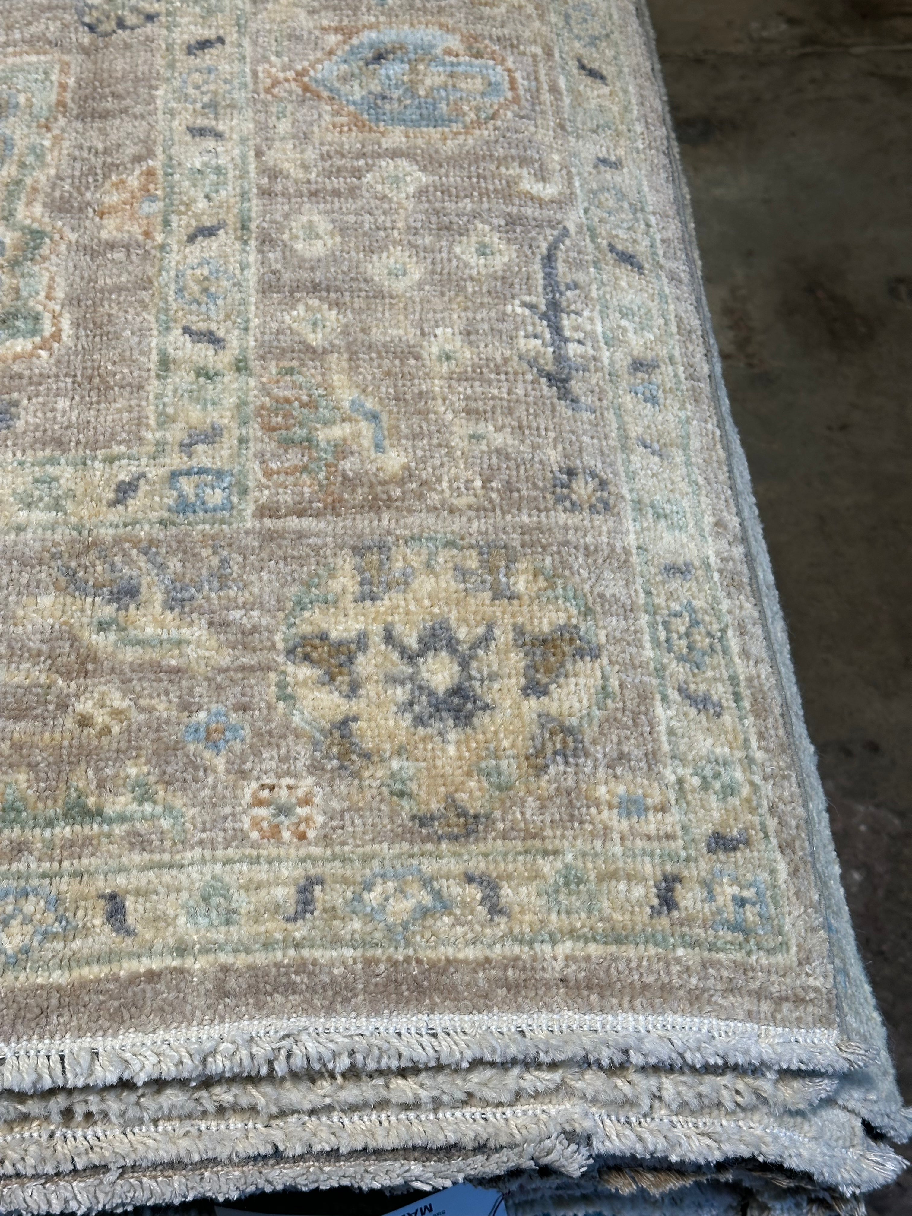 Bonnie Somerville 5.2x8 Afghani Whitewashed Oushak