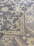 Angela Dorian 4x5.9 Hand-Knotted Grey & Silver Oushak