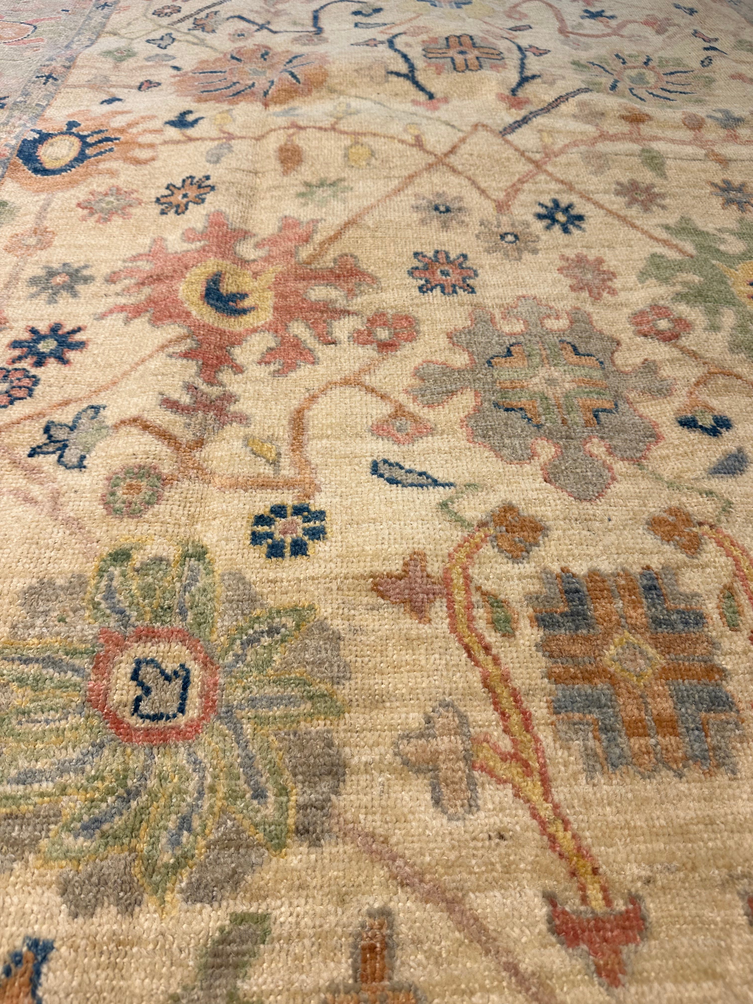 Jess Sathers 6.3x9.3 Afghani Whitewashed Oushak