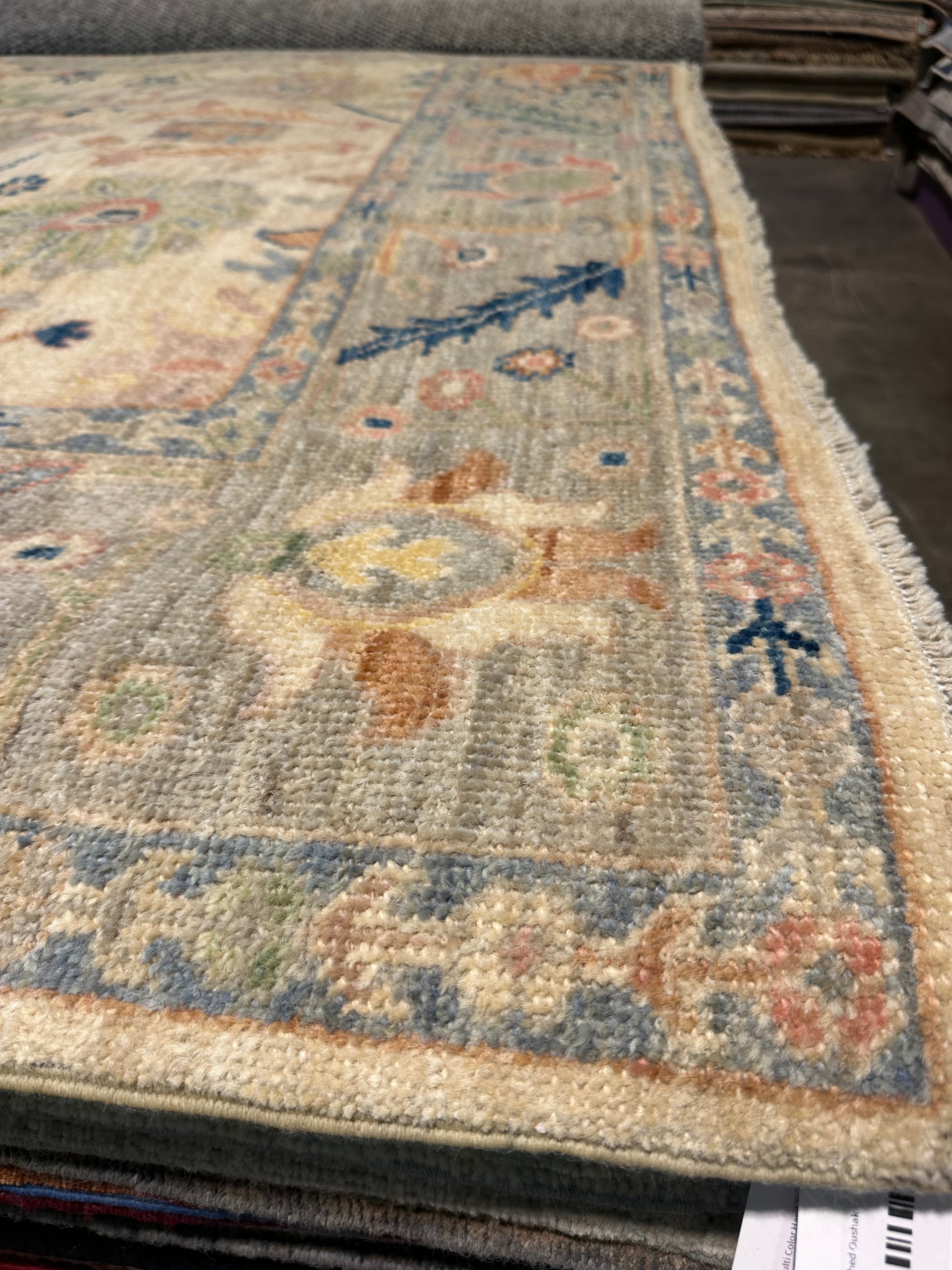 Jess Sathers 6.3x9.3 Afghani Whitewashed Oushak
