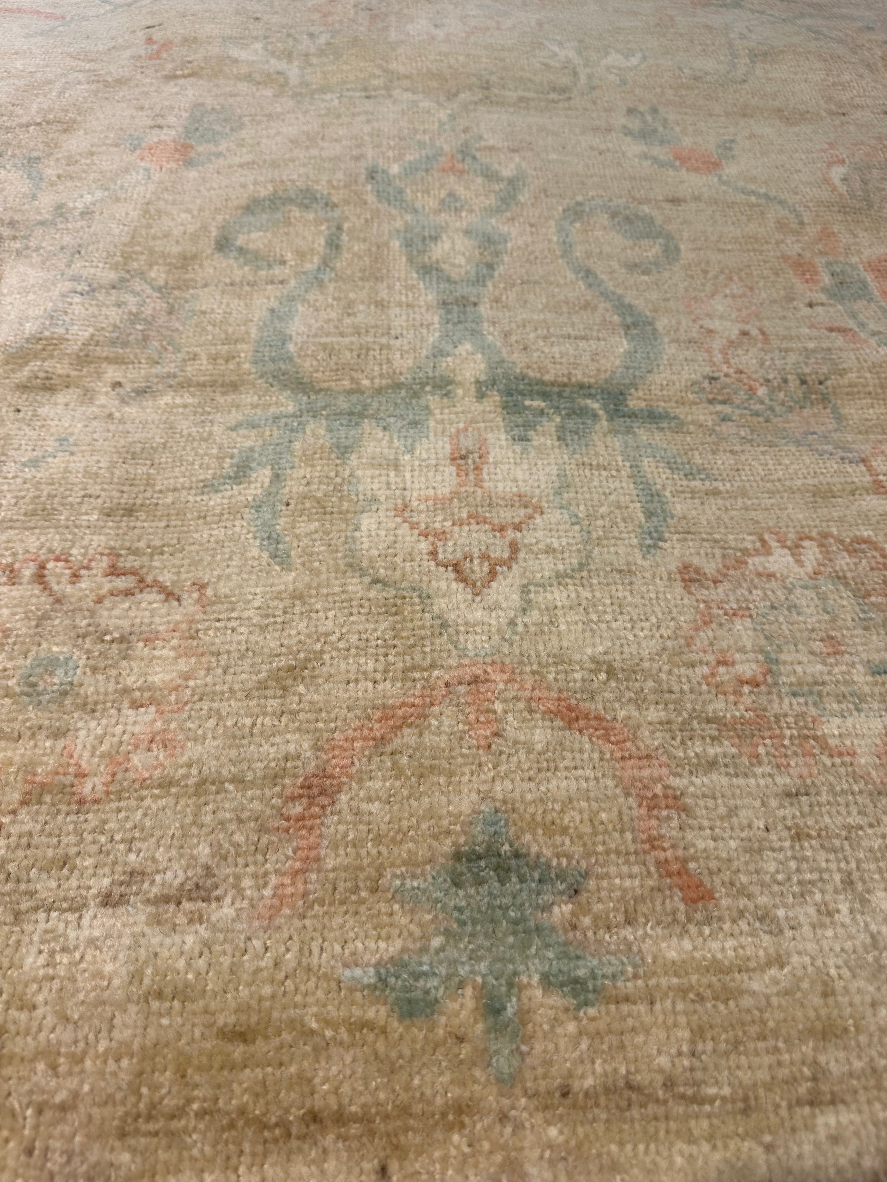 Lily Rains 5.11x9.3 Afghani Whitewashed Oushak