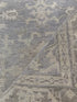 Racquel Chevremont 4x5.9 Hand-Knotted Oushak Silver and Grey