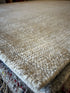 Caeser Flickerman 10x14 Hand-Woven Durrie Textured Beige