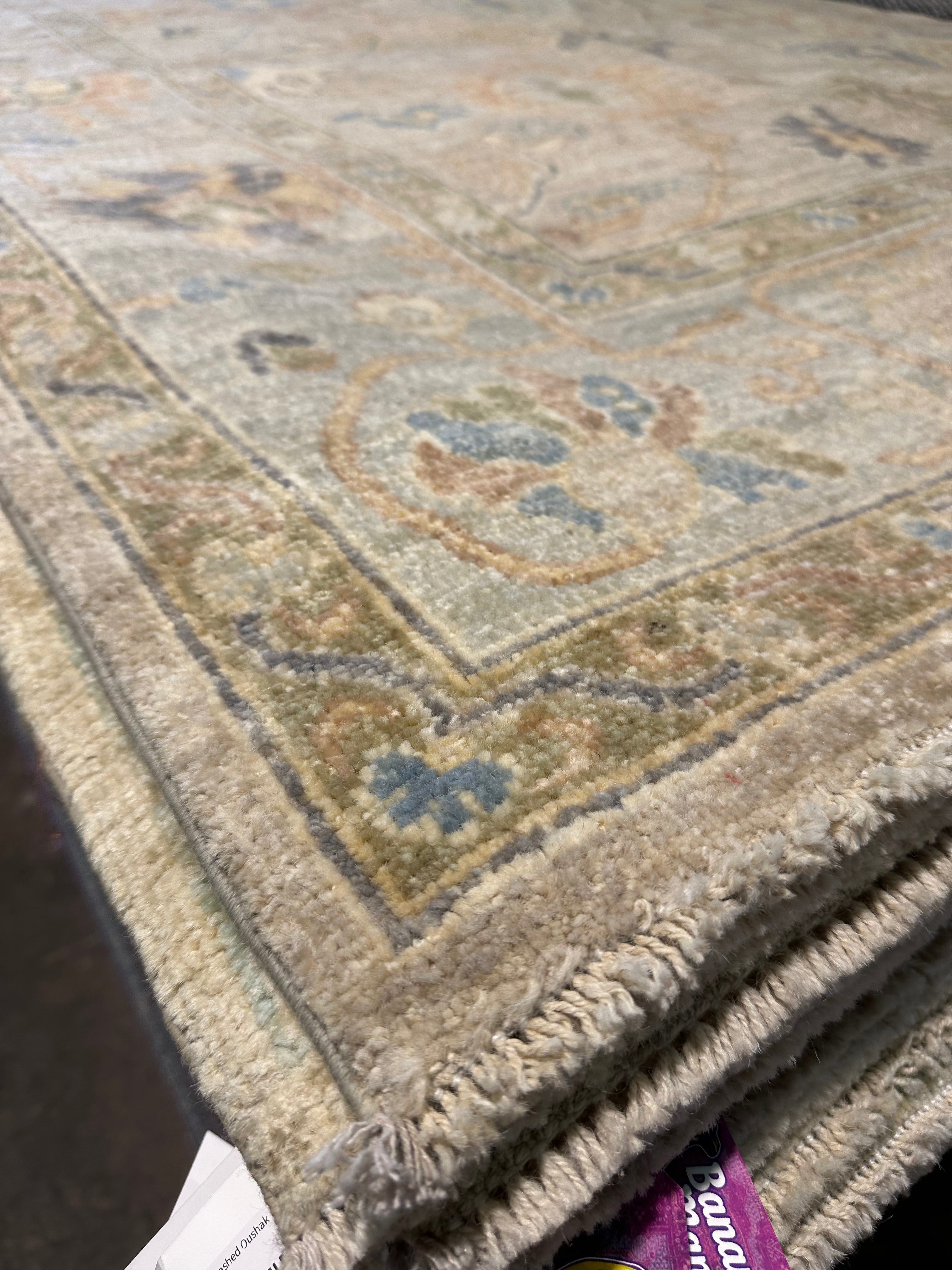 Kimberly Stanphill 6.2x9.1 Afghani Whitewashed Oushak