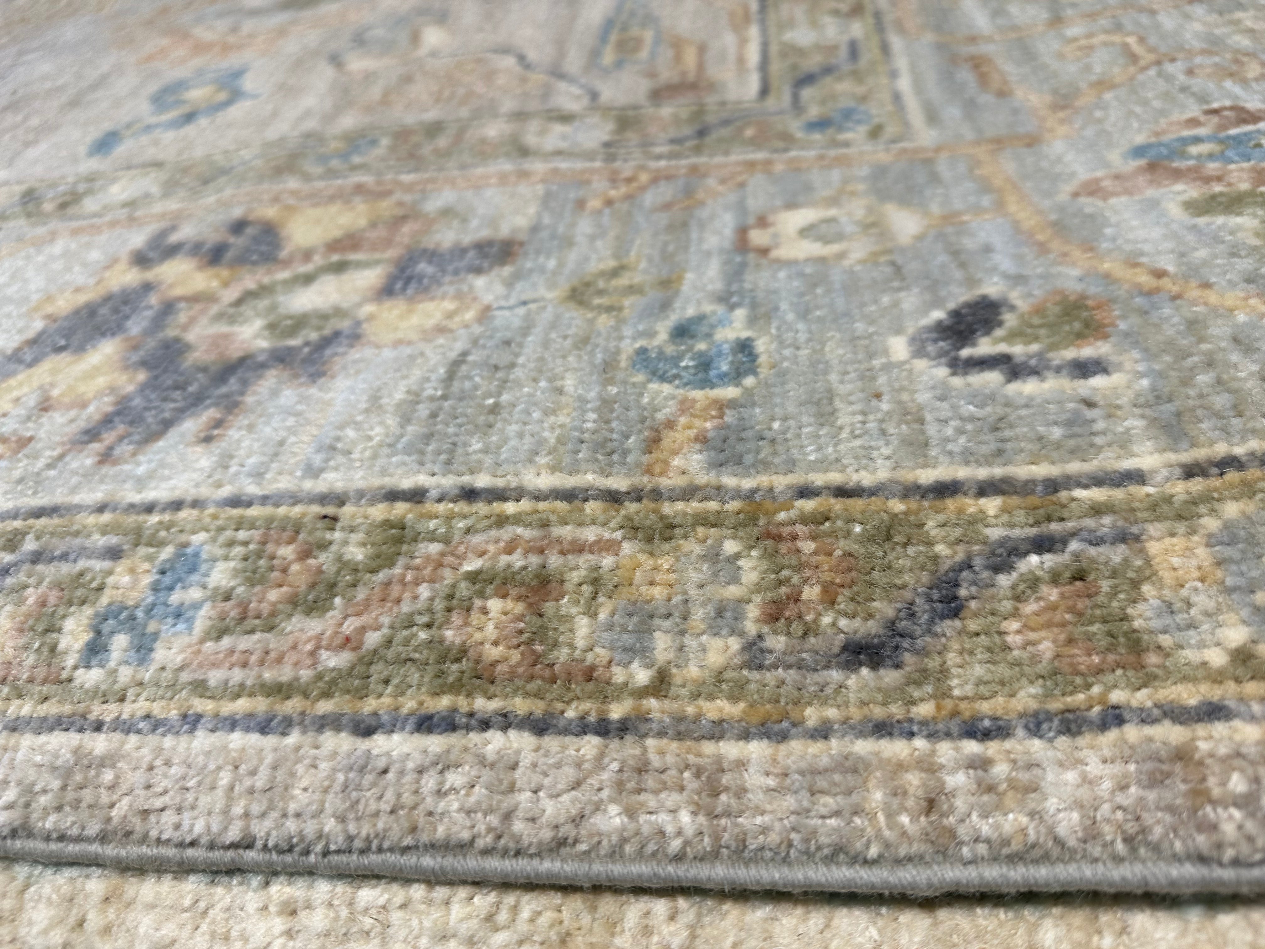 Kimberly Stanphill 6.2x9.1 Afghani Whitewashed Oushak