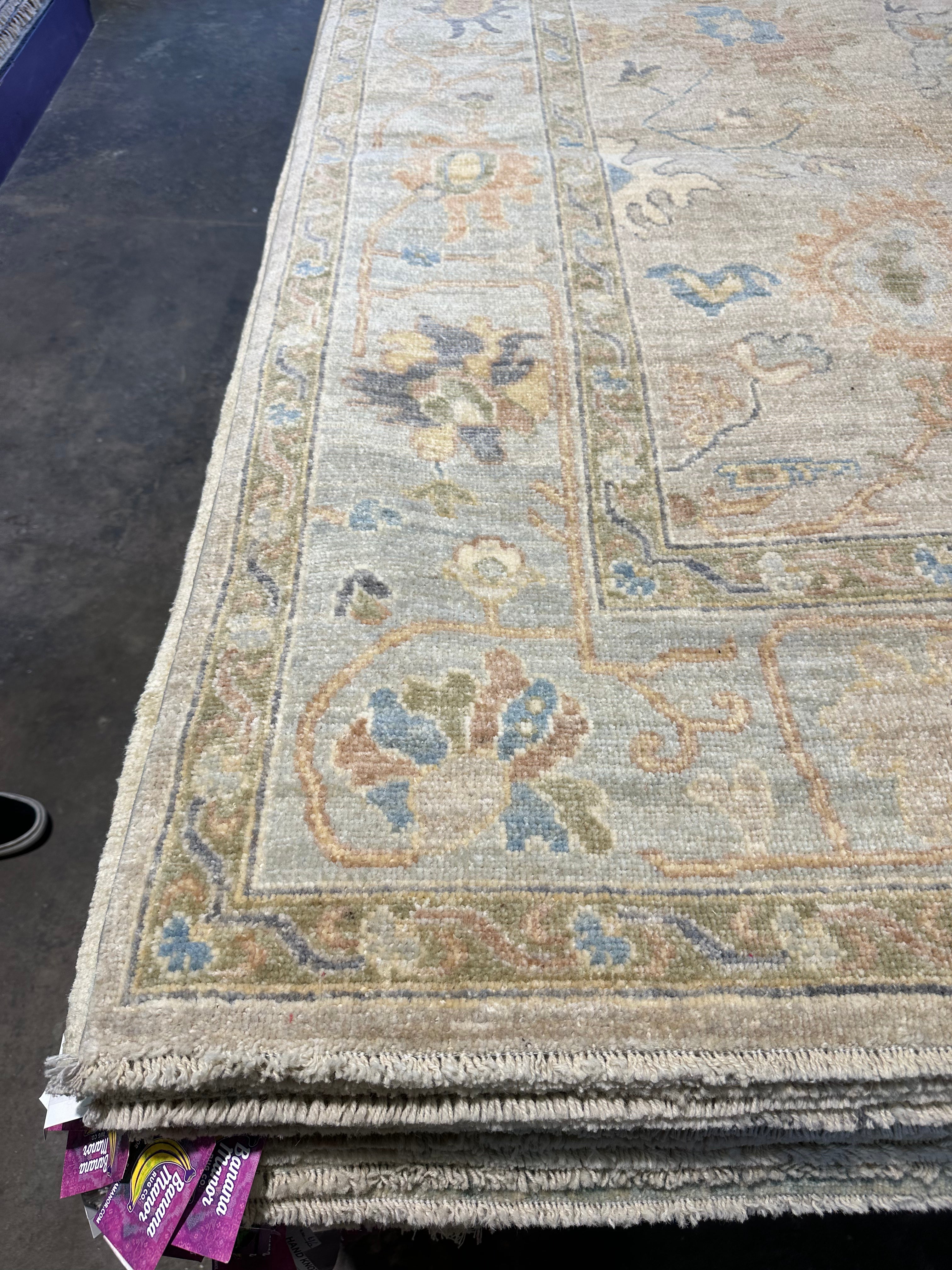 Kimberly Stanphill 6.2x9.1 Afghani Whitewashed Oushak