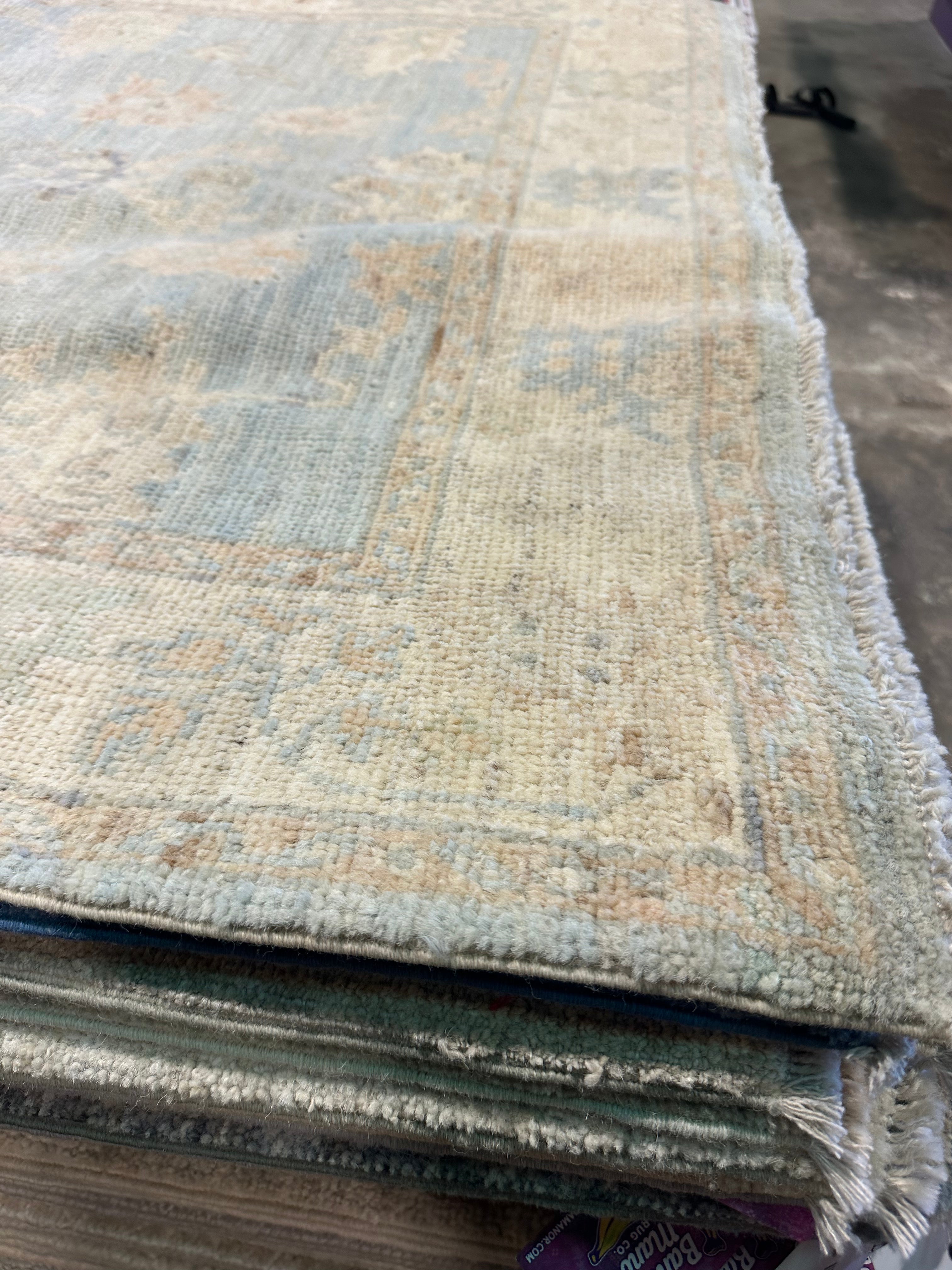 Shannon Lucio 3.11x6 Afghani Whitewashed Oushak