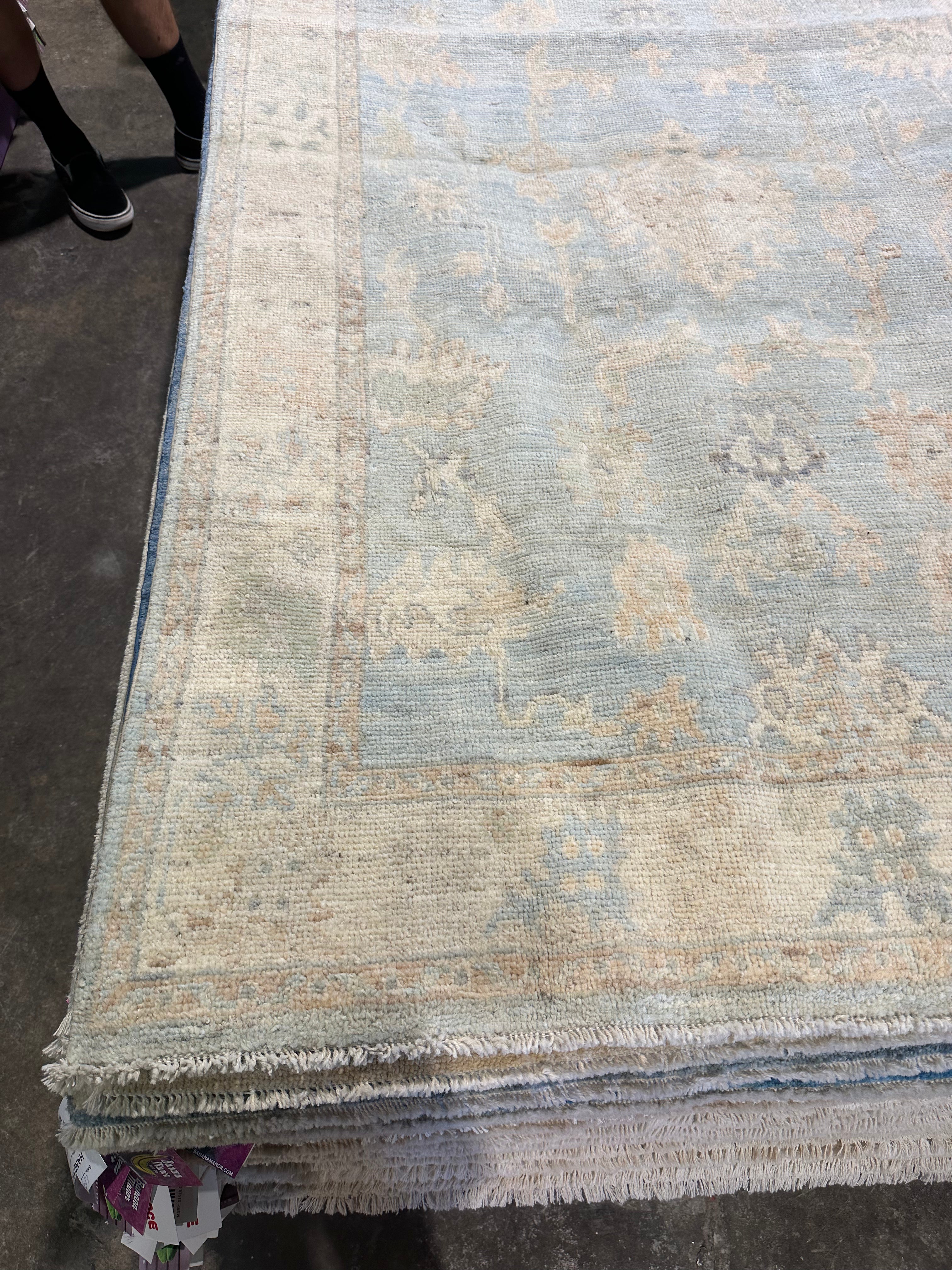 Shannon Lucio 3.11x6 Afghani Whitewashed Oushak