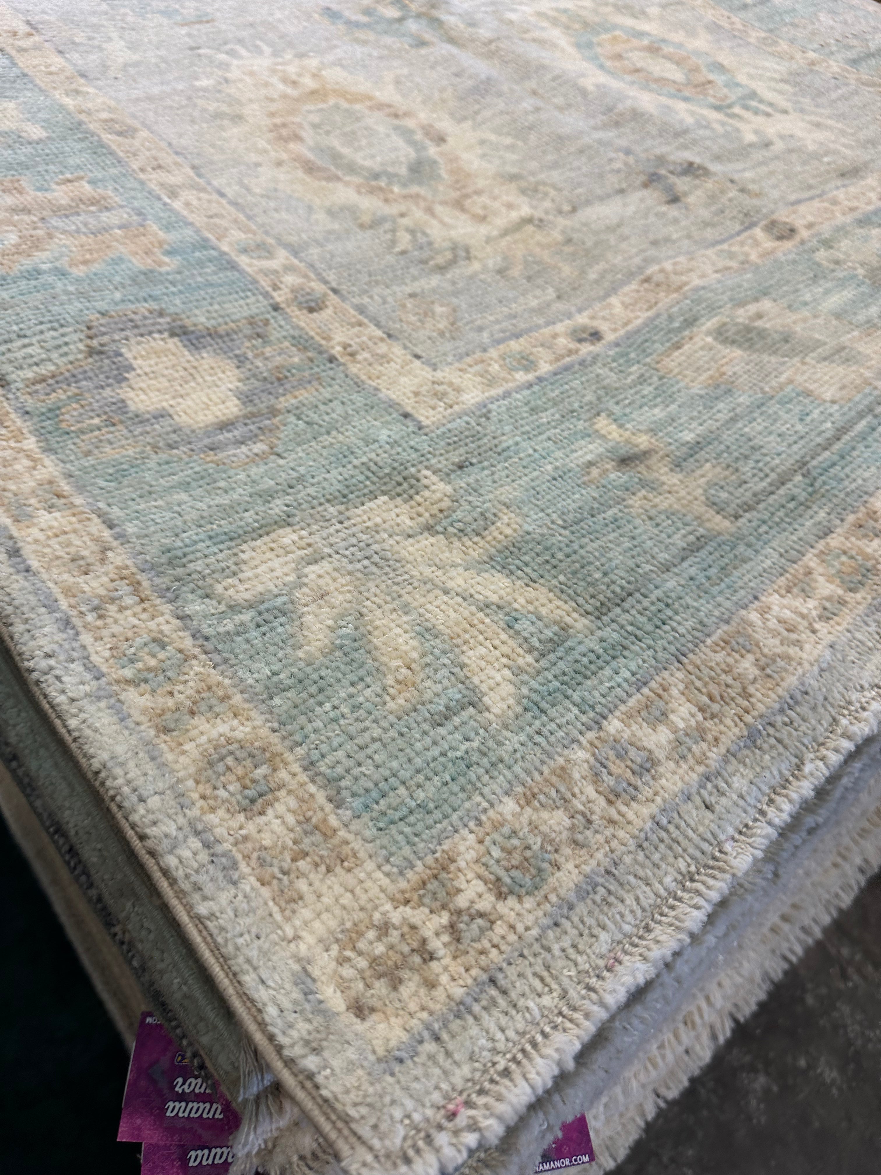Lindsay Gardner 3.11x6.2 Afghani Whitewashed Oushak