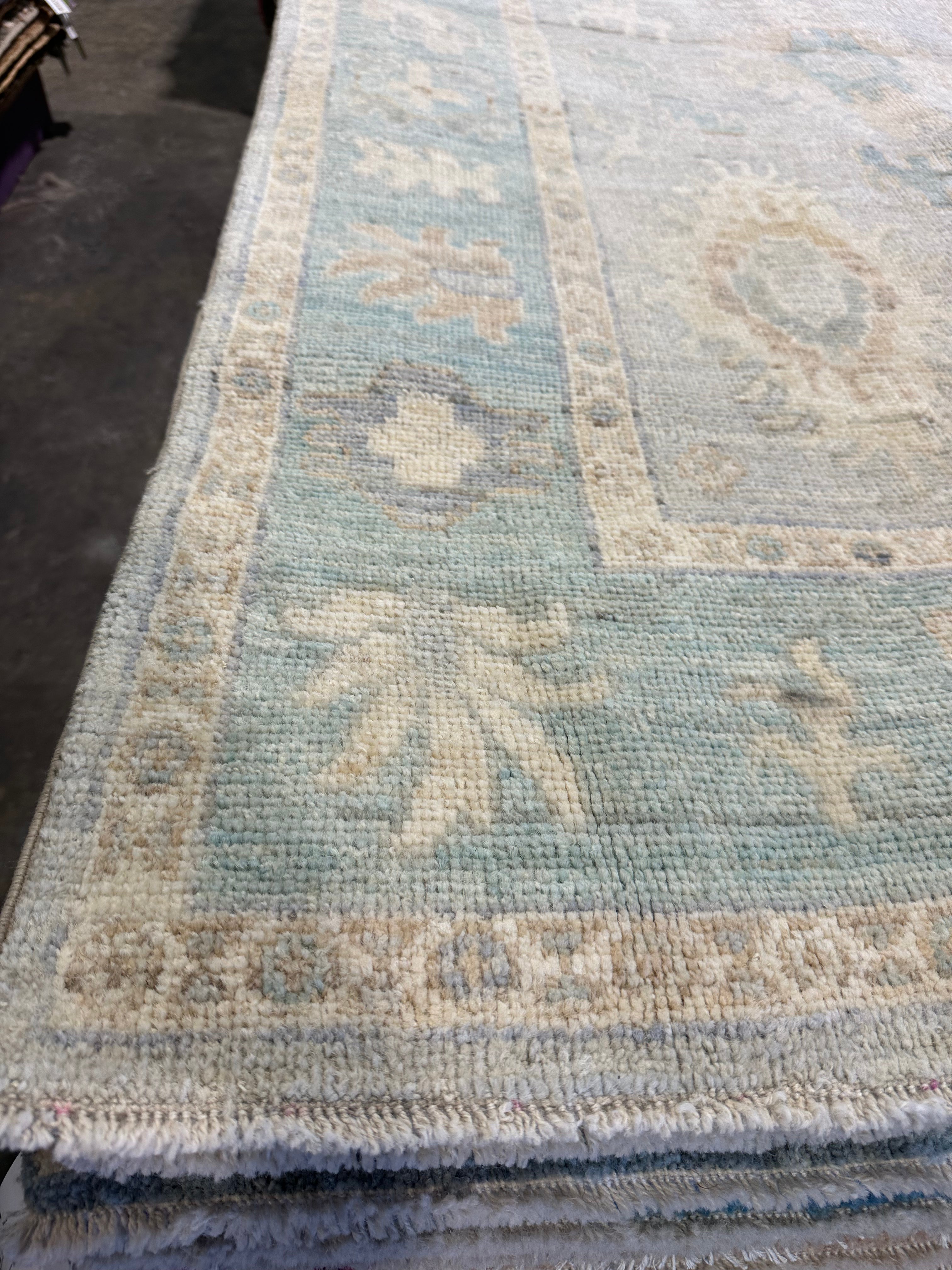 Lindsay Gardner 3.11x6.2 Afghani Whitewashed Oushak