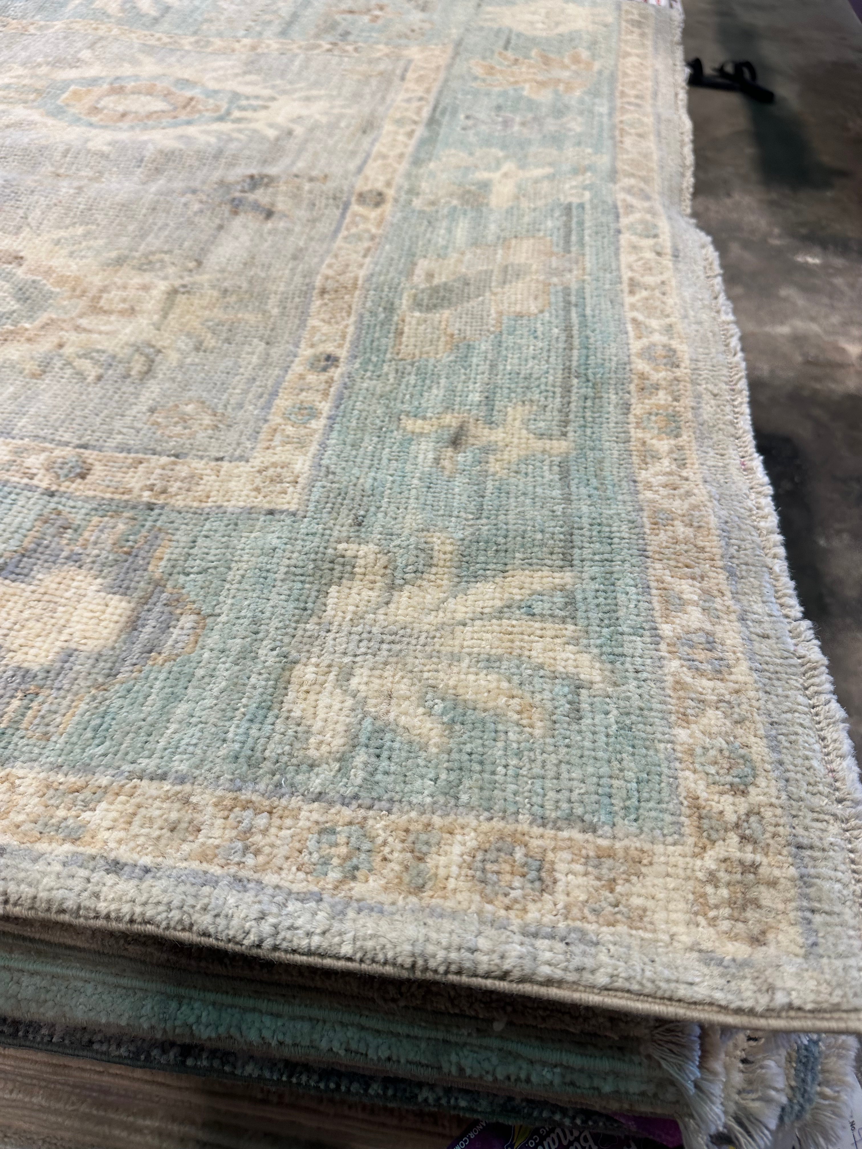 Lindsay Gardner 3.11x6.2 Afghani Whitewashed Oushak
