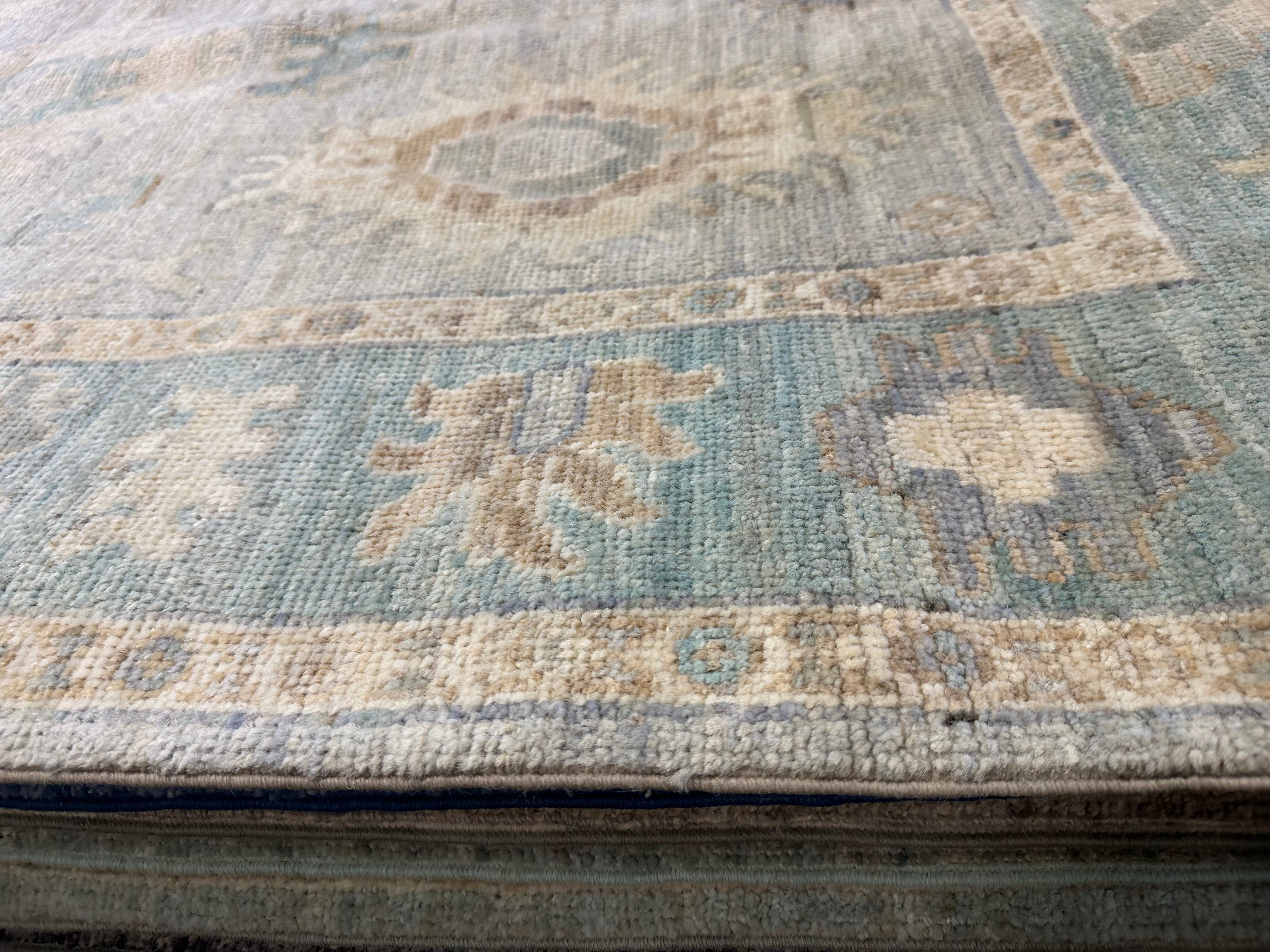 Lindsay Gardner 3.11x6.2 Afghani Whitewashed Oushak