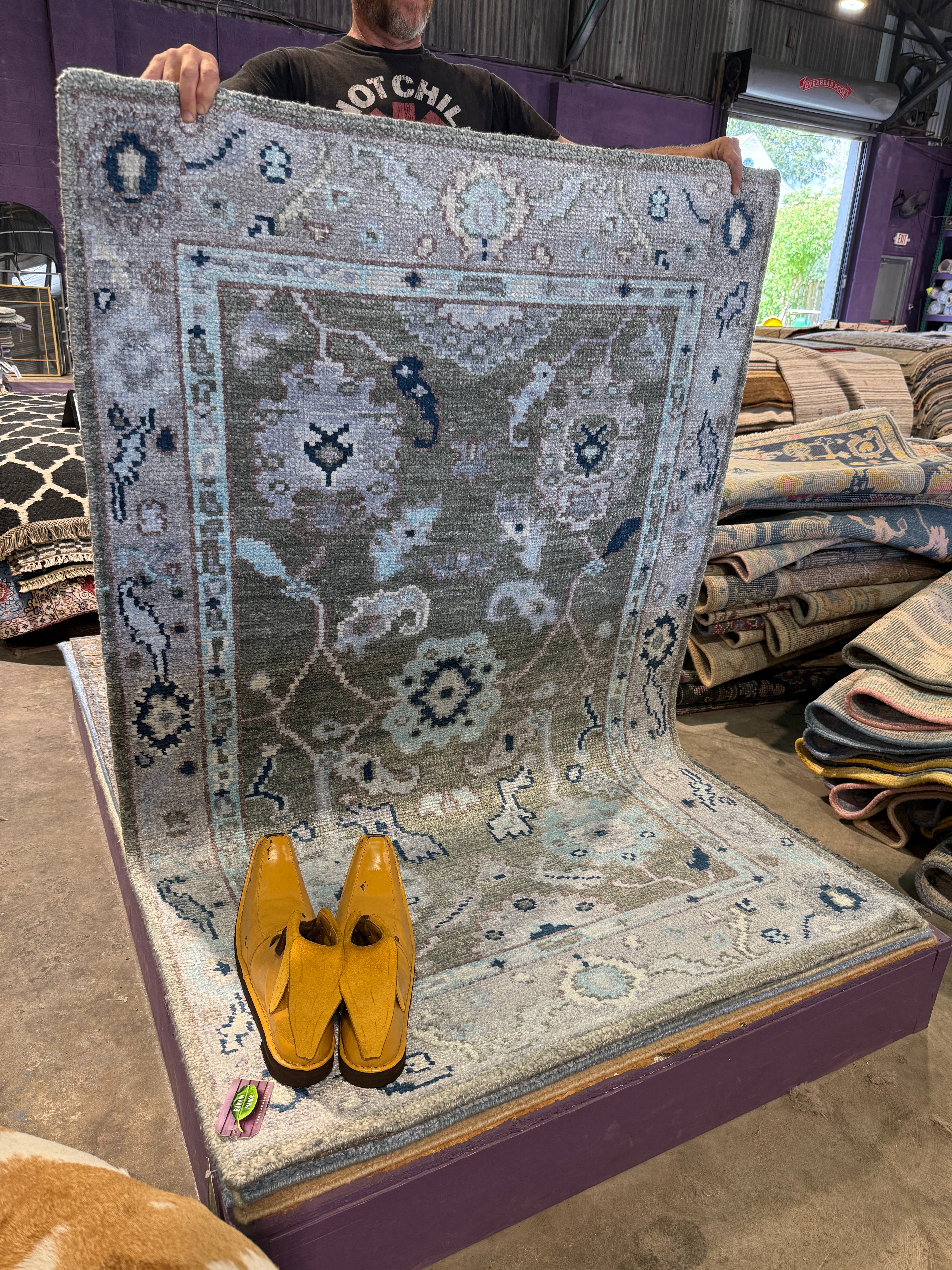 Elsje 4x6 Grey Oushak