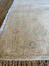 Alexandra Harkin 5.5x7.8 Blue & Pink Whitewashed Afghani Oushak Rug