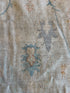 Michaela Kurimsky 5.4x7.8 Blue & Orange Whitewashed Afghani Oushak Rug