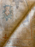 Michaela Kurimsky 5.4x7.8 Blue & Orange Whitewashed Afghani Oushak Rug