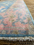 Emma 4x6.10 Blue & Pink Afghani Oushak Rug