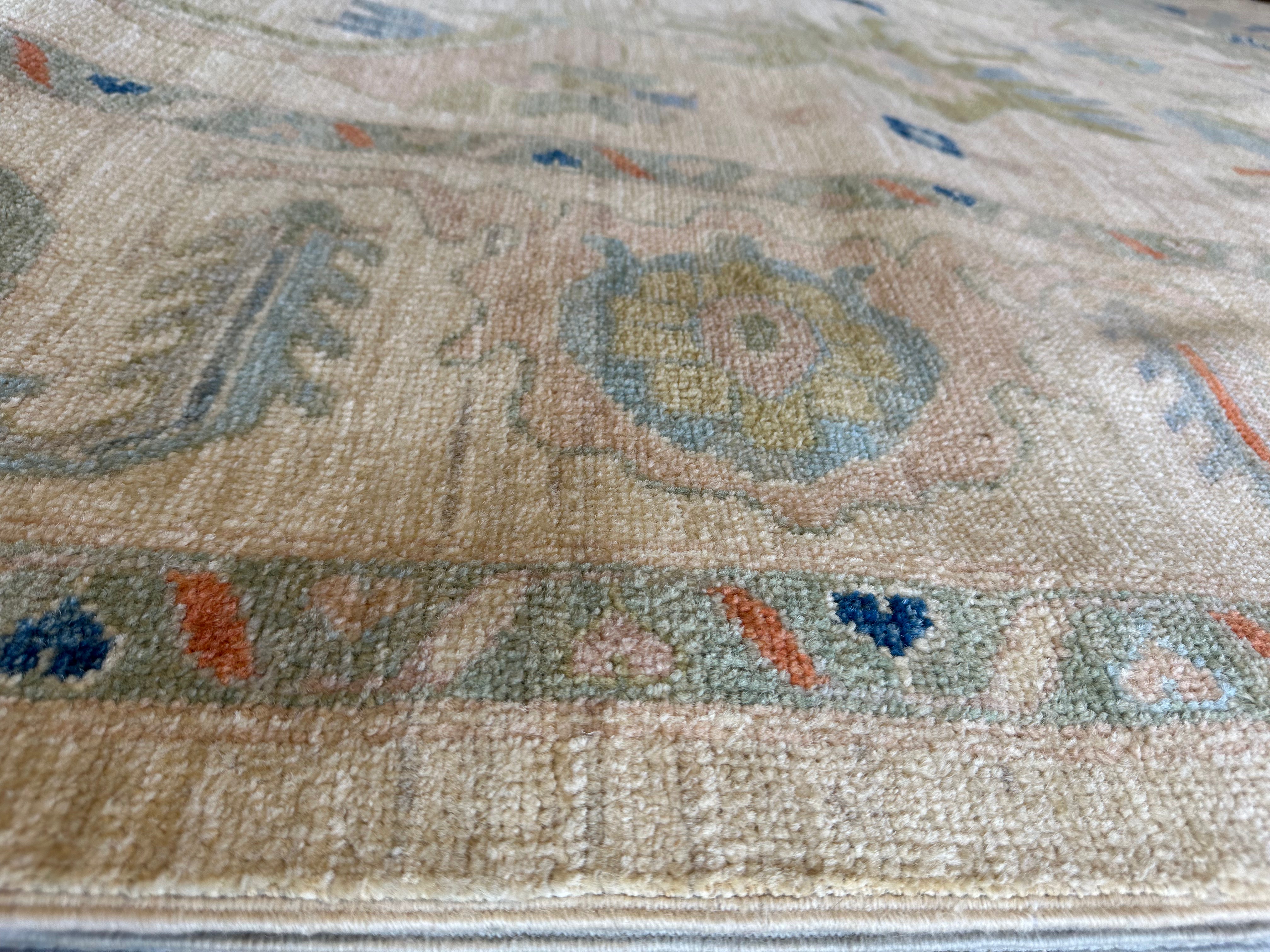Natalie Blalock 8.10x11.8 Afghani Whitewashed Oushak