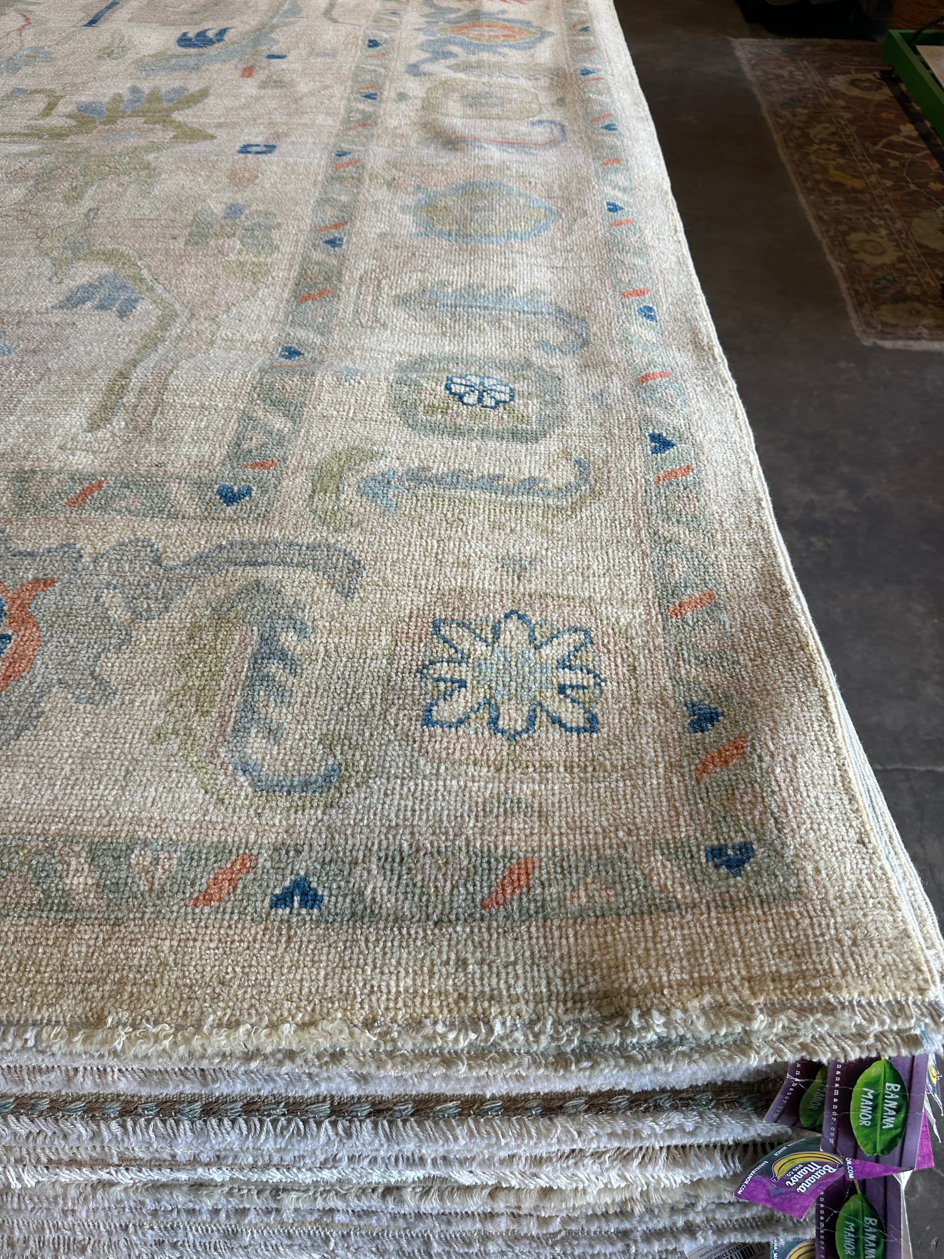 Natalie Blalock 8.10x11.8 Afghani Whitewashed Oushak