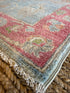 Shaeane Jimenez 3x4.10 Blue & Pink Afghani Oushak Rug