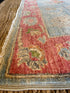 Shaeane Jimenez 3x4.10 Blue & Pink Afghani Oushak Rug