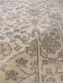 Anna Nicole 3.6x12.6 Hand-Knotted Ivory Oushak