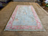 Blair MacMillan 4x6.11 Pink & Blue Afghani Oushak Rug