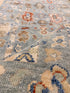 April 3x12 Light Blue Hand-Knotted Oushak Runner Rug