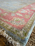 Blair MacMillan 4x6.11 Pink & Blue Afghani Oushak Rug