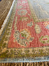 Blair MacMillan 4x6.11 Pink & Blue Afghani Oushak Rug