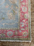 Blair MacMillan 4x6.11 Pink & Blue Afghani Oushak Rug