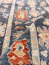 Elisha Cushman 3x11.6 Dark Grey Hand-Knotted Oushak Runner