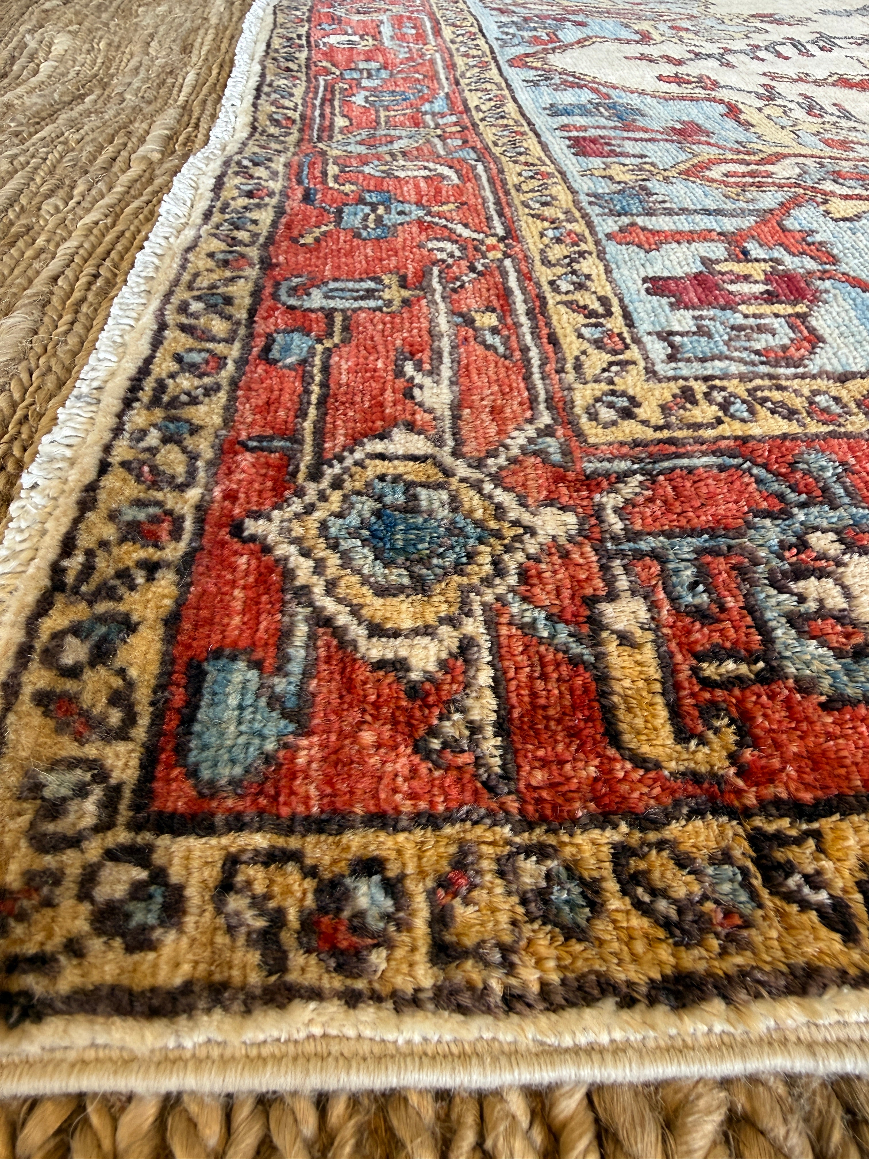Karla Crome 4x6.10 Red Chobi Afghani Rug