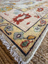 Victoria Pedretti 5.4x7.8 Colorful Afghani Oushak Rug