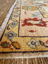 Victoria Pedretti 5.4x7.8 Colorful Afghani Oushak Rug