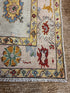 Victoria Pedretti 5.4x7.8 Colorful Afghani Oushak Rug