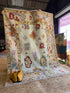 Victoria Pedretti 5.4x7.8 Colorful Afghani Oushak Rug
