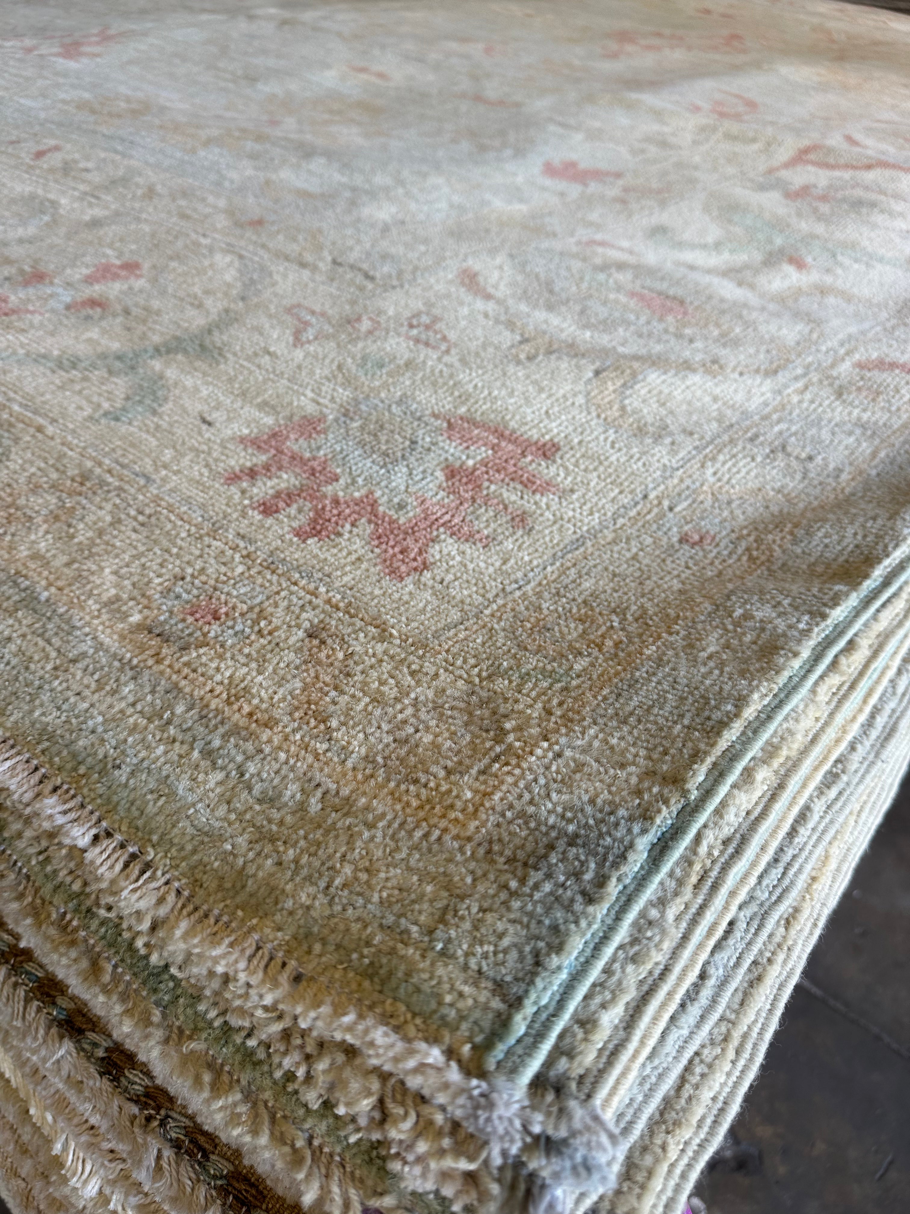 Kim Delaney 8.11x12 Afghani Whitewashed Oushak