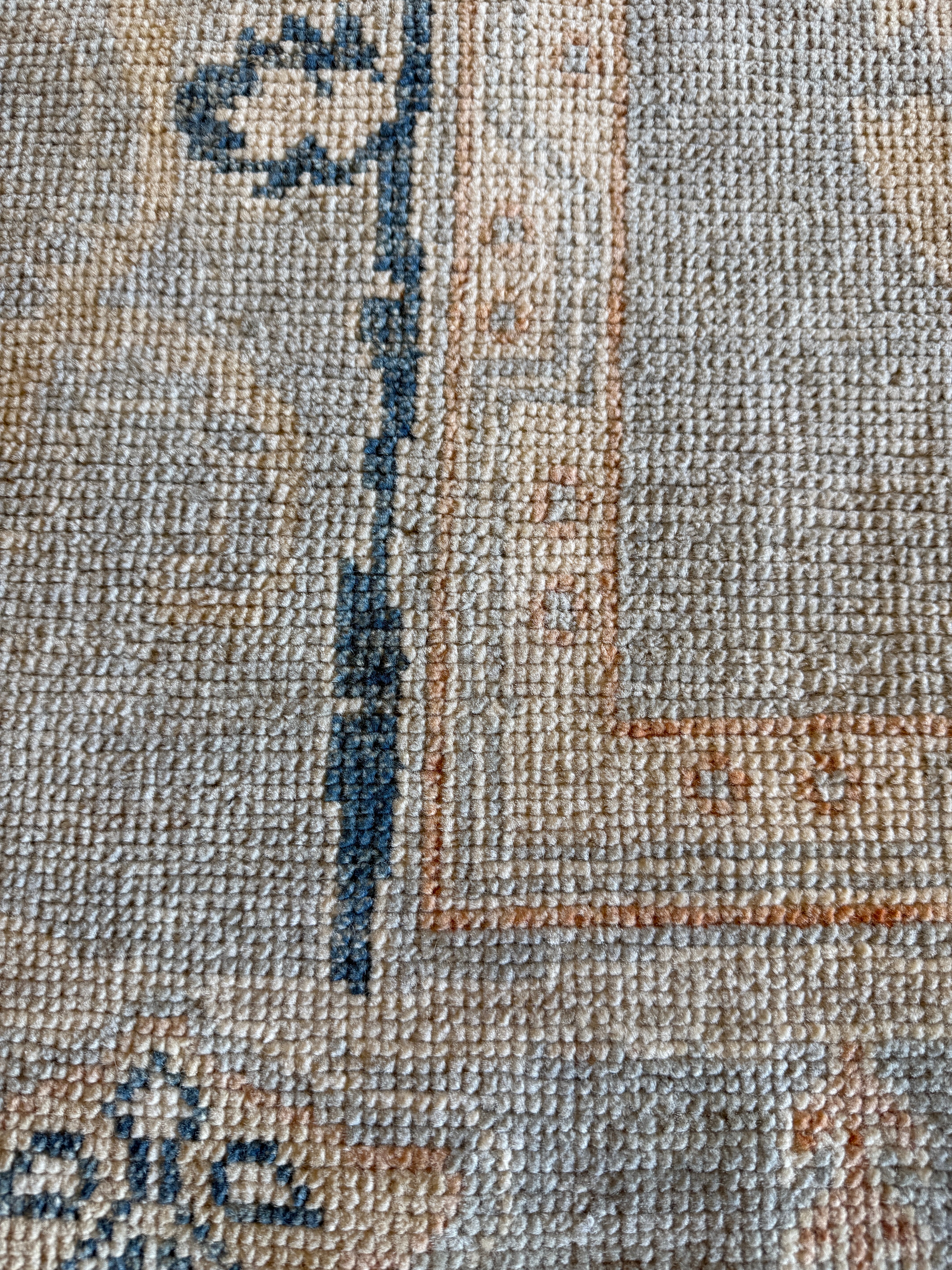 Mikalah Reid-Beckette 5.5x7.7 Blue Whitewashed Afghani Oushak Rug