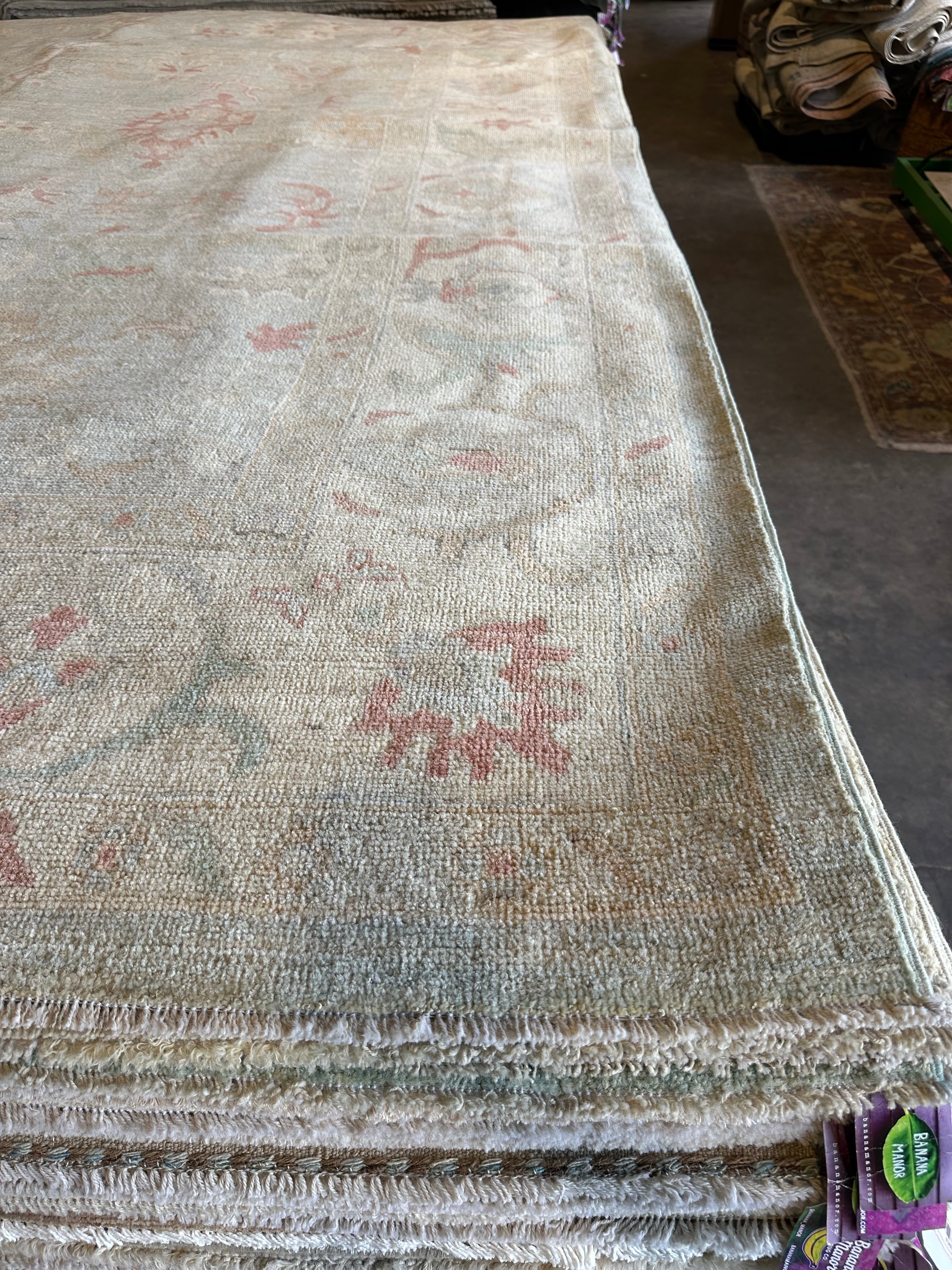 Kim Delaney 8.11x12 Afghani Whitewashed Oushak