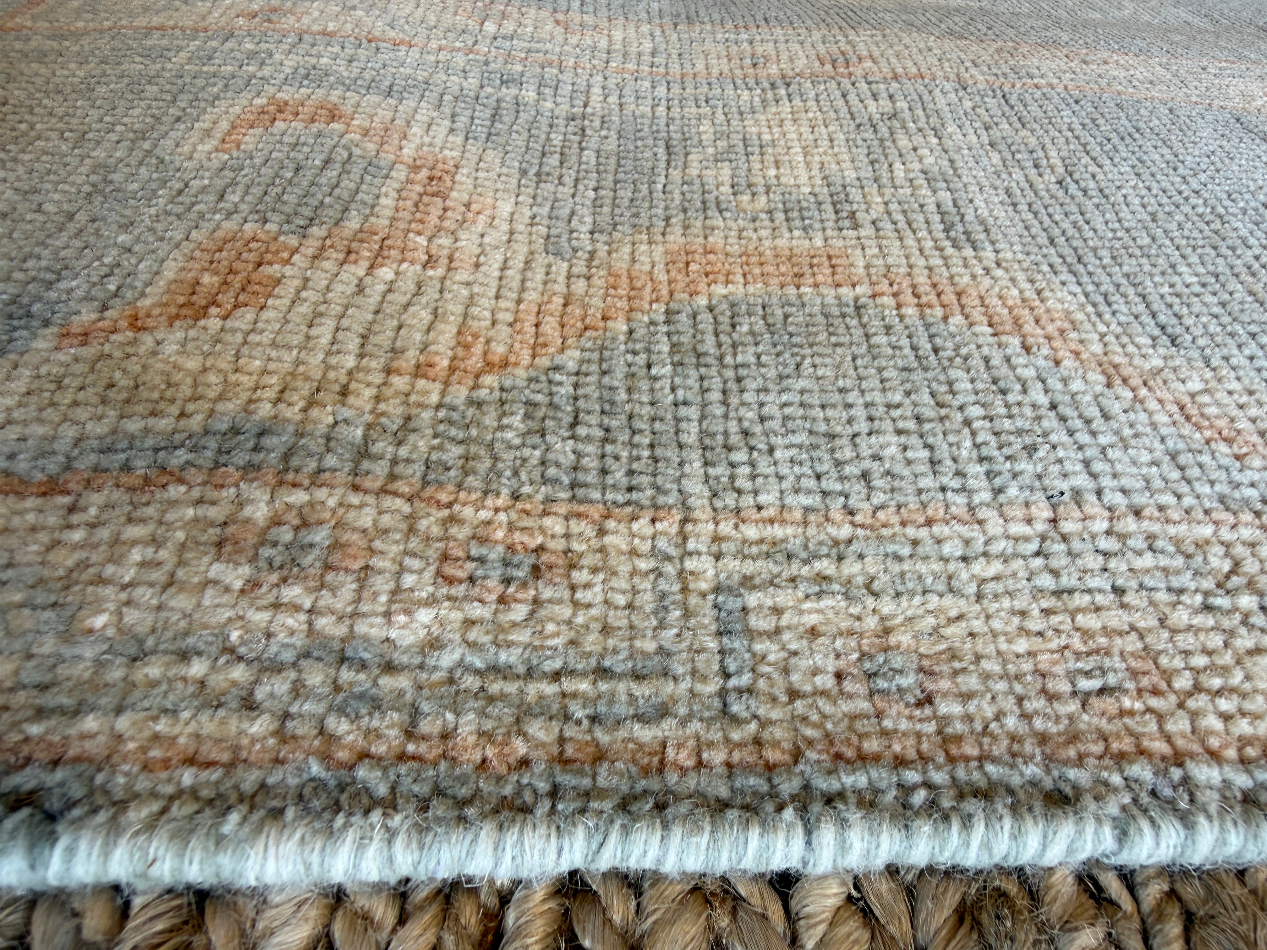 Mikalah Reid-Beckette 5.5x7.7 Blue Whitewashed Afghani Oushak Rug