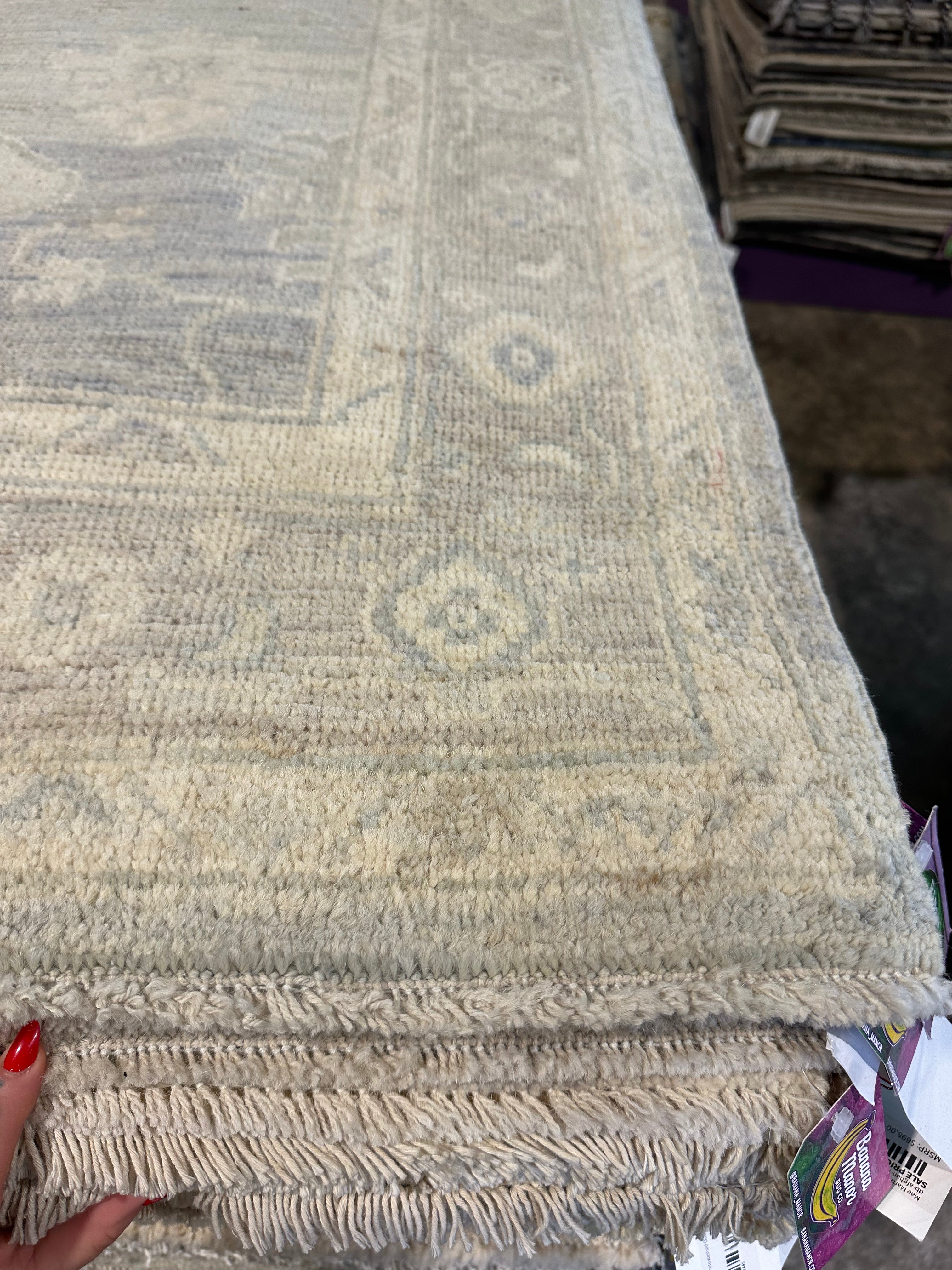 Kelly Rowan 3.1x5 Afghani Whitewashed Oushak