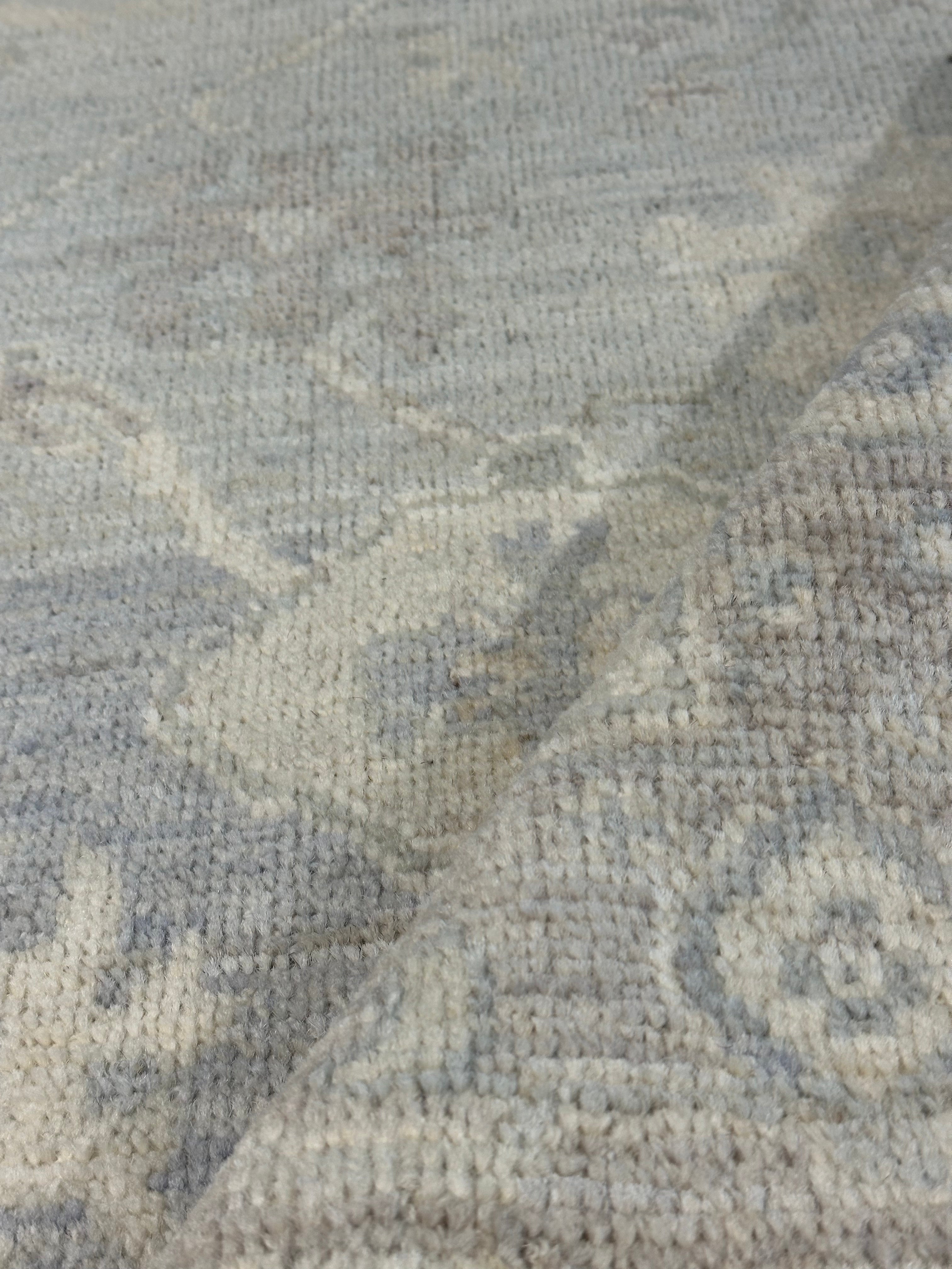 Anna Stern 3x8.2 Afghani Whitewashed Oushak Runner