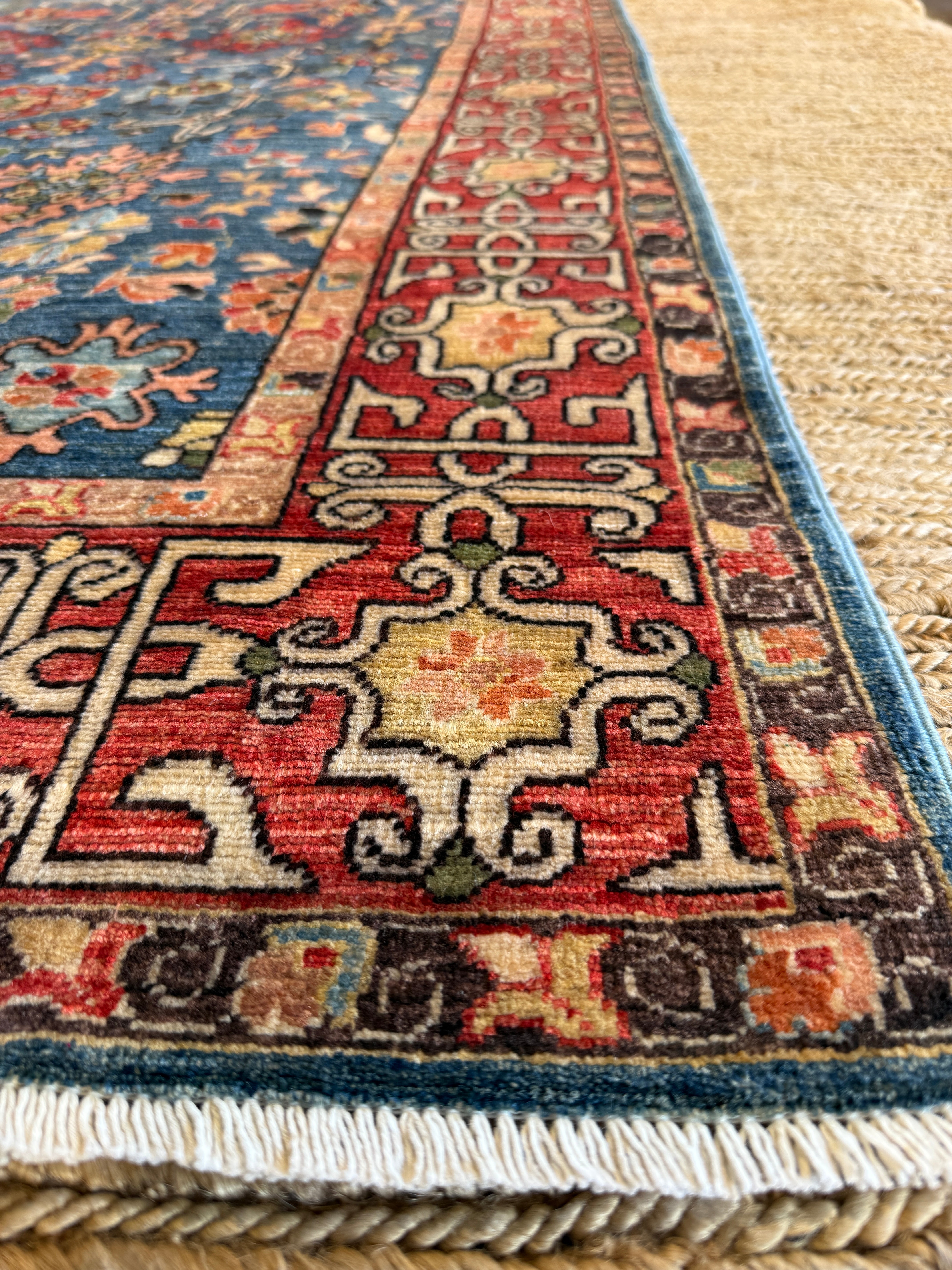 Haley Z. Boston 5x8.1 Red Chobi Afghani Rug