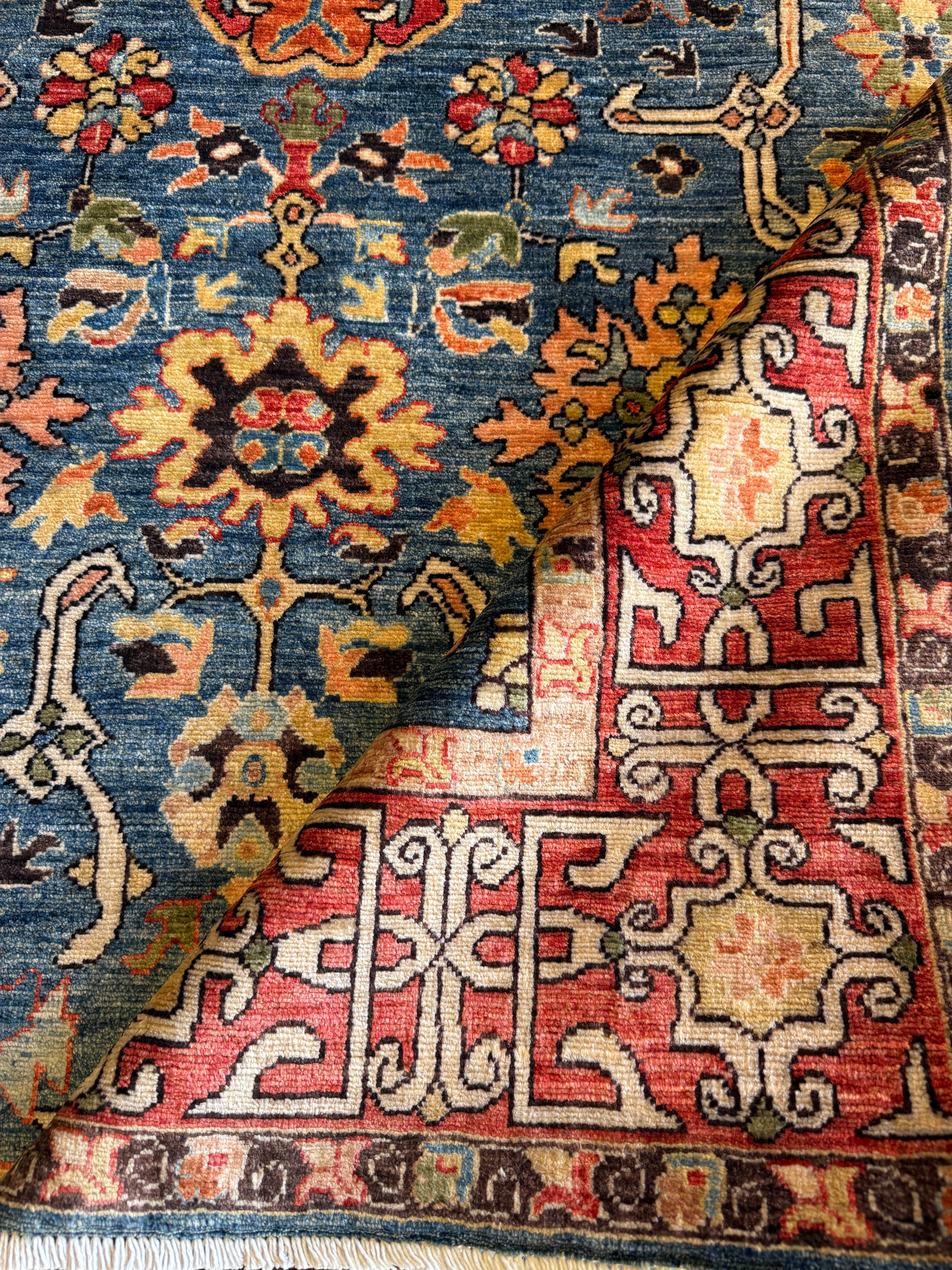 Haley Z. Boston 5x8.1 Red Chobi Afghani Rug