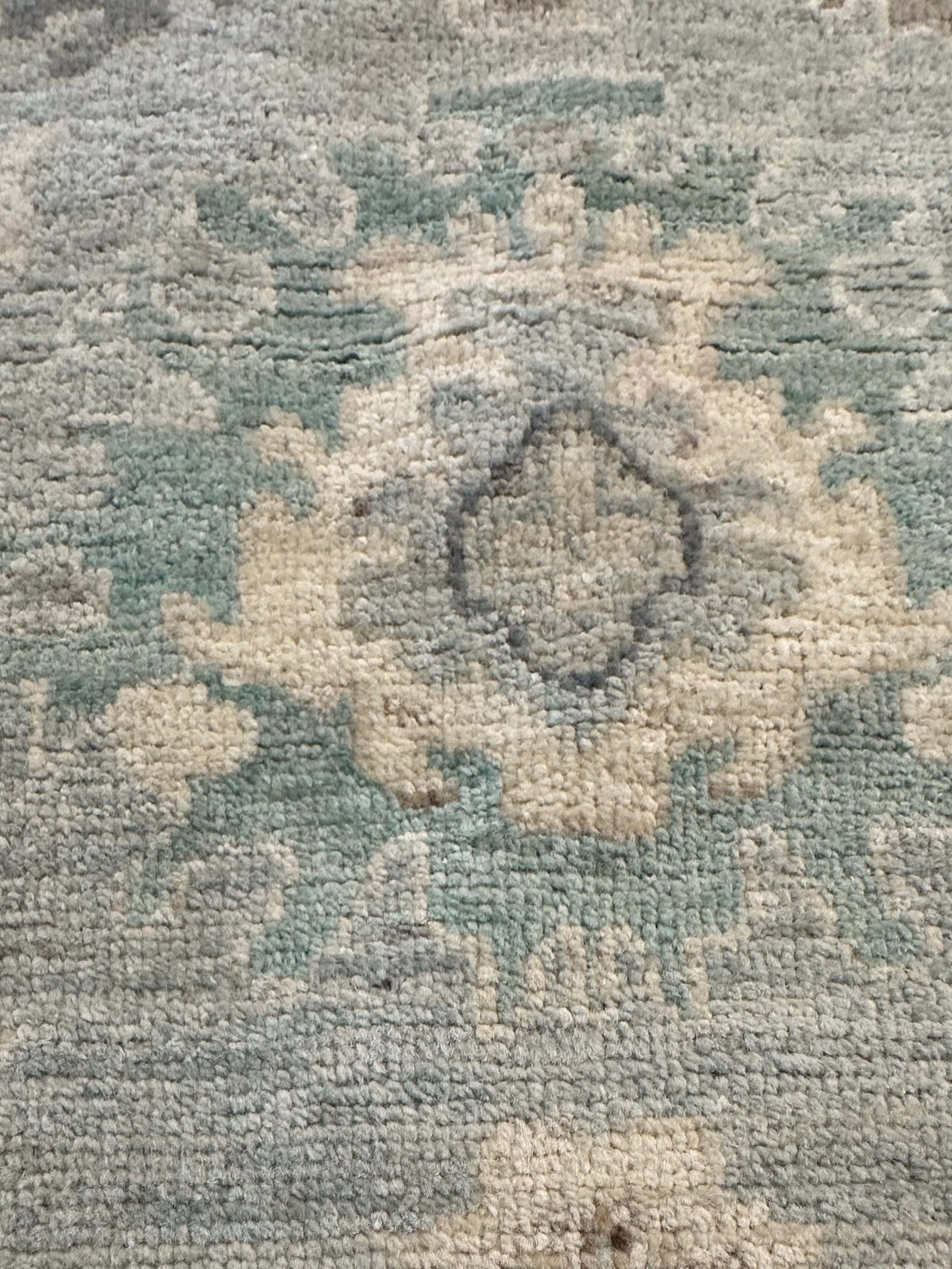 Kirsten Cohen 2.8x4 Afghani Whitewashed Oushak