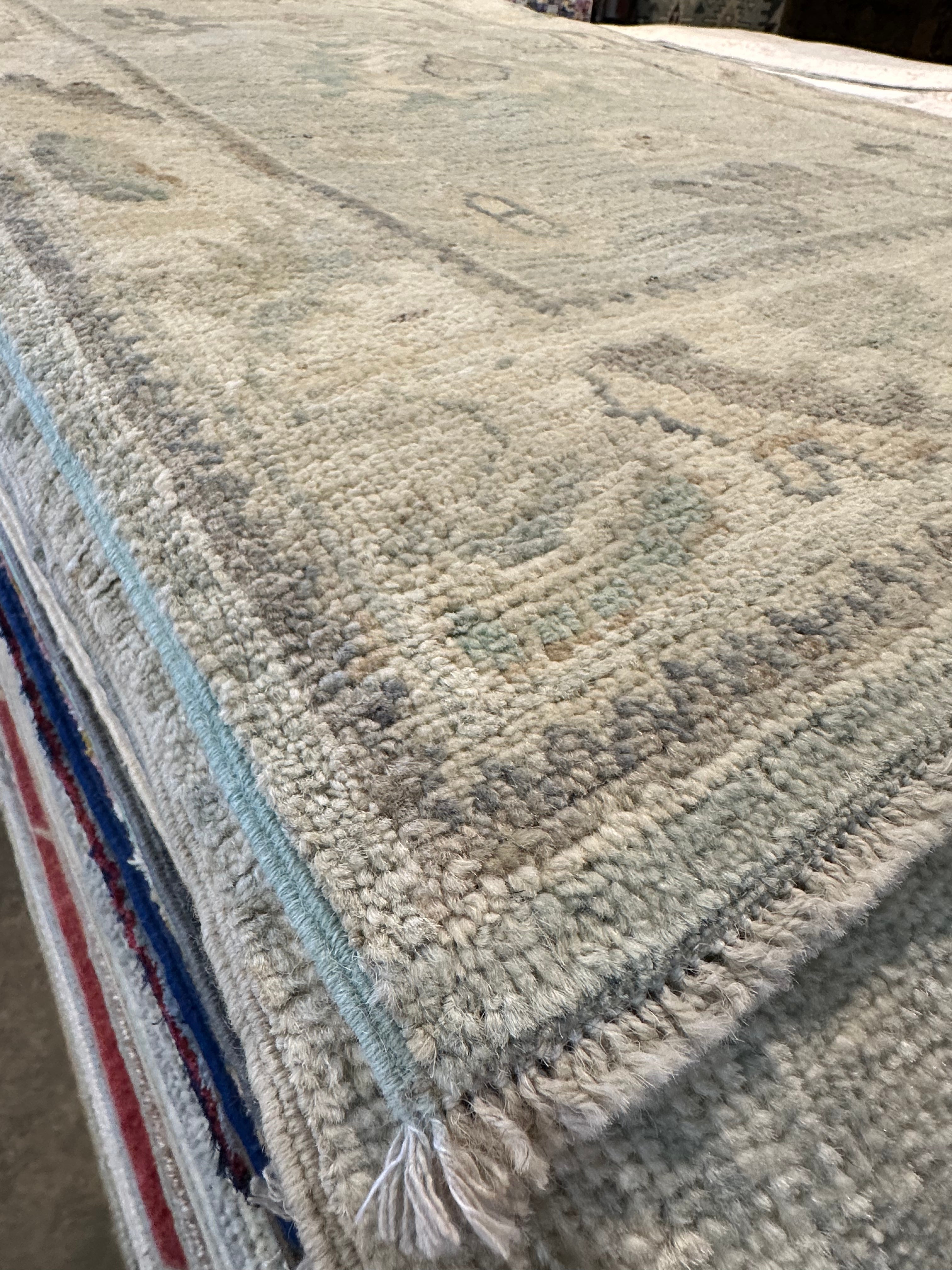 Kirsten Cohen 2.8x4 Afghani Whitewashed Oushak