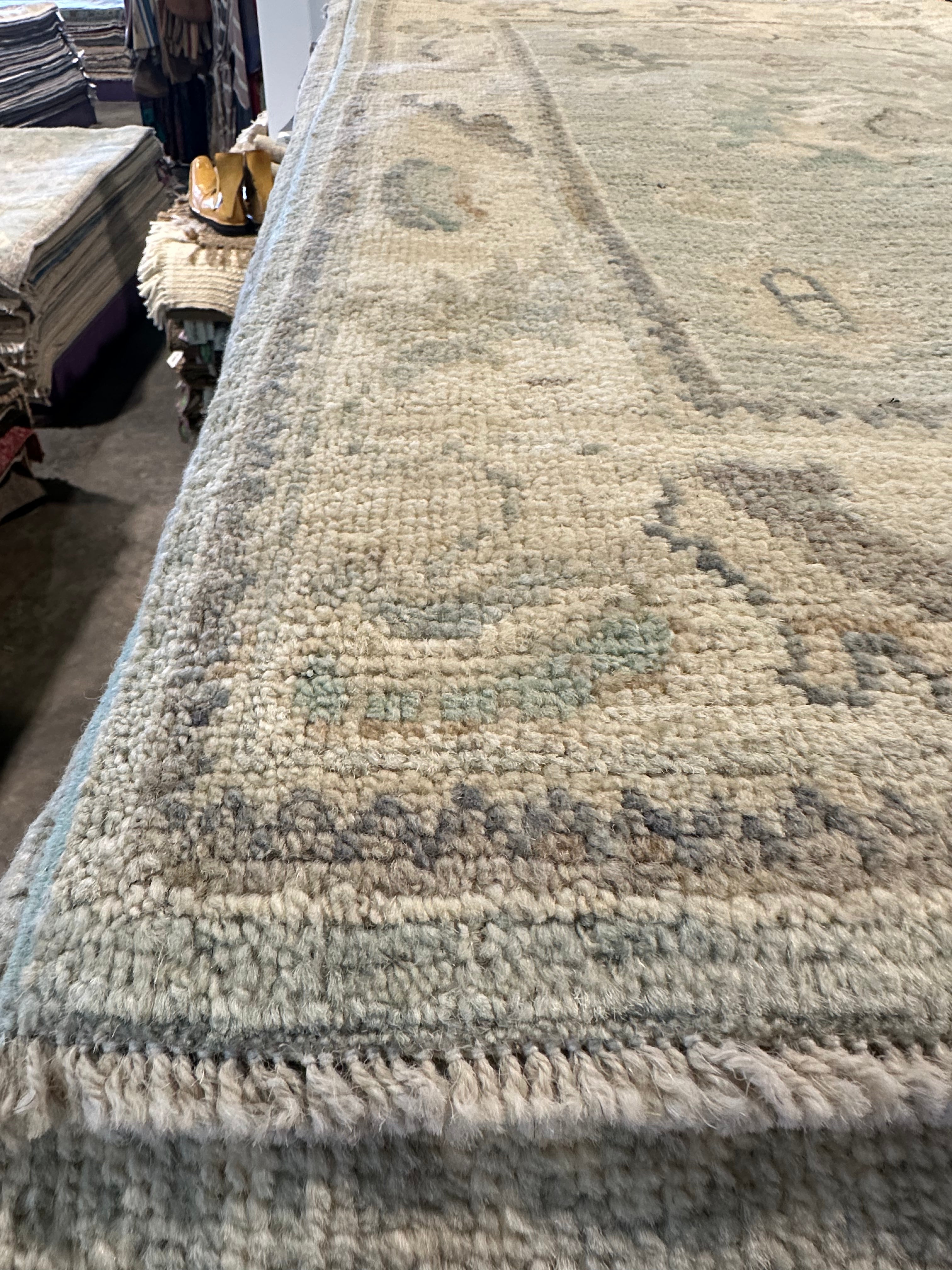 Kirsten Cohen 2.8x4 Afghani Whitewashed Oushak